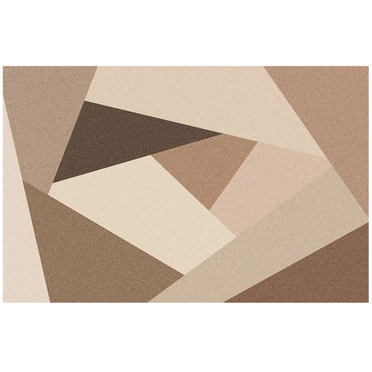 Modern Geometric Print Rug Multicolored Polyster Area Carpet Non-Slip Machine Washable Area Rug for Bedroom Camel Clearhalo 'Area Rug' 'Modern' 'Rugs' Rug' 2463406