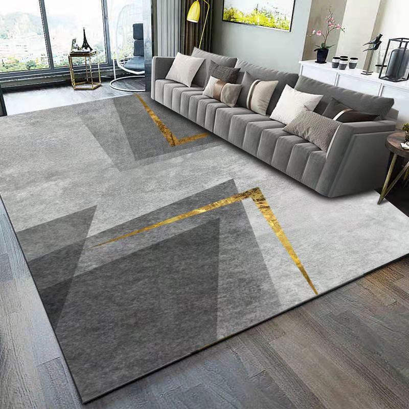 Multi Color Trendy Rug Polyster Geo Printed Area Carpet Non-Slip Backing Pet Friendly Easy Care Indoor Rug for Parlor Clearhalo 'Area Rug' 'Modern' 'Rugs' Rug' 2463440