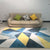 Nordic Decoration Rug Multi Colored Geometric Printed Area Carpet Synthetics Anti-Slip Pet Friendly Indoor Rug Blue-Yellow Clearhalo 'Area Rug' 'Modern' 'Rugs' Rug' 2463456