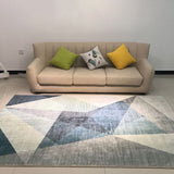 Nordic Decoration Rug Multi Colored Geometric Printed Area Carpet Synthetics Anti-Slip Pet Friendly Indoor Rug Khaki Clearhalo 'Area Rug' 'Modern' 'Rugs' Rug' 2463462