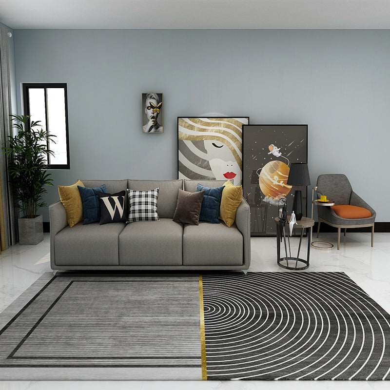 Multi Color Modern Rug Polyster Geo Printed Indoor Rug Anti-Slip Stain-Resistant Area Carpet for Living Room Clearhalo 'Area Rug' 'Modern' 'Rugs' Rug' 2463468