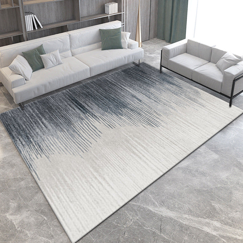 Casual Living Room Rug Multi Color Geometric Printed Indoor Rug Synthetics Pet Friendly Machine Washable Carpet Light Gray-White Clearhalo 'Area Rug' 'Modern' 'Rugs' Rug' 2463503