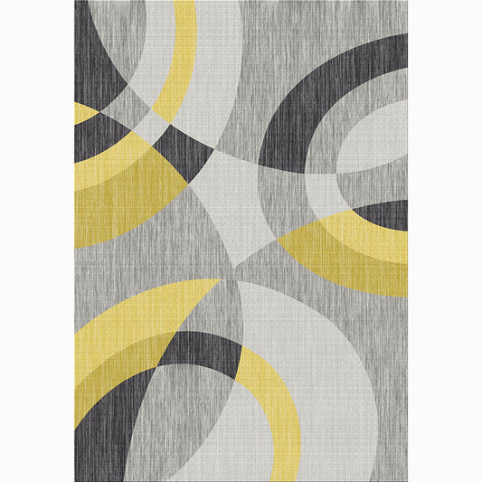 Contemporary Geo Pattern Rug Multi Color Polypropylene Indoor Rug Anti-Slip Backing Easy Care Area Carpet for Parlor Clearhalo 'Area Rug' 'Modern' 'Rugs' Rug' 2463517