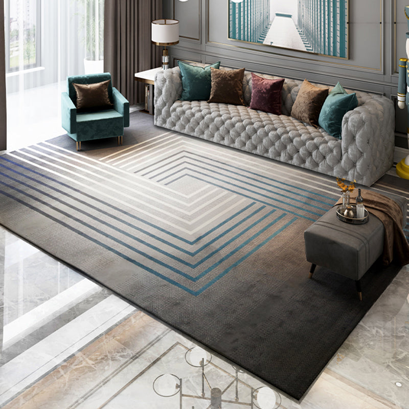 Scandianvian Living Room Rug Multi Color Geo Printed Area Carpet Synthetics Non-Slip Backing Stain-Resistant Rug Clearhalo 'Area Rug' 'Modern' 'Rugs' Rug' 2463542