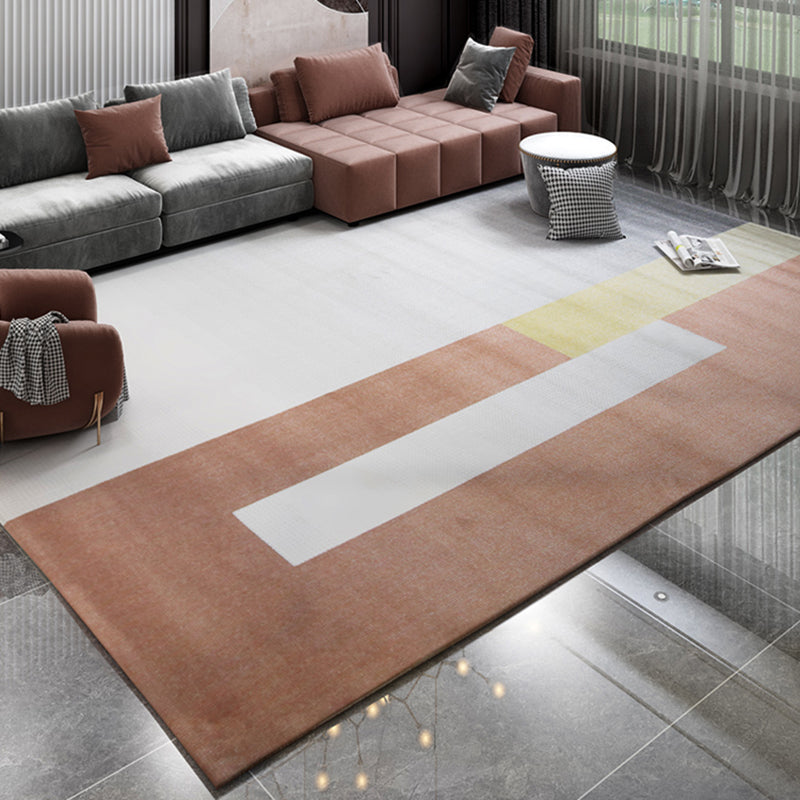 Scandianvian Living Room Rug Multi Color Geo Printed Area Carpet Synthetics Non-Slip Backing Stain-Resistant Rug Clearhalo 'Area Rug' 'Modern' 'Rugs' Rug' 2463544