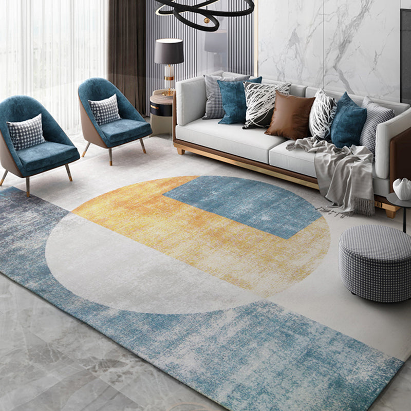Scandianvian Living Room Rug Multi Color Geo Printed Area Carpet Synthetics Non-Slip Backing Stain-Resistant Rug Clearhalo 'Area Rug' 'Modern' 'Rugs' Rug' 2463546