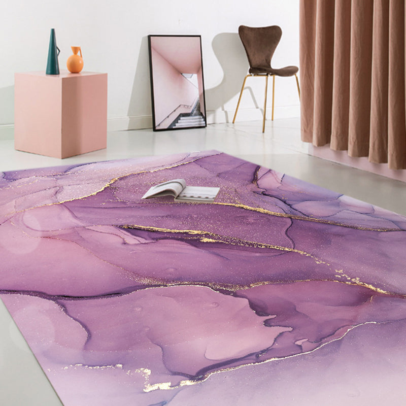 Fancy Abstract Print Rug Multi Color Polypropylene Indoor Rug Non-Slip Backing Stain-Resistant Area Carpet for Decor Clearhalo 'Area Rug' 'Modern' 'Rugs' Rug' 2463614