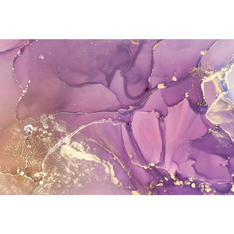 Fancy Abstract Print Rug Multi Color Polypropylene Indoor Rug Non-Slip Backing Stain-Resistant Area Carpet for Decor Purple Clearhalo 'Area Rug' 'Modern' 'Rugs' Rug' 2463622