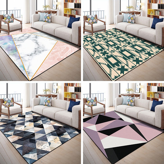 Nordic Geo Printed Rug Multi Color Polypropylene Area Carpet Non-Slip Backing Easy Care Indoor Rug for Parlor Clearhalo 'Area Rug' 'Modern' 'Rugs' Rug' 2463625