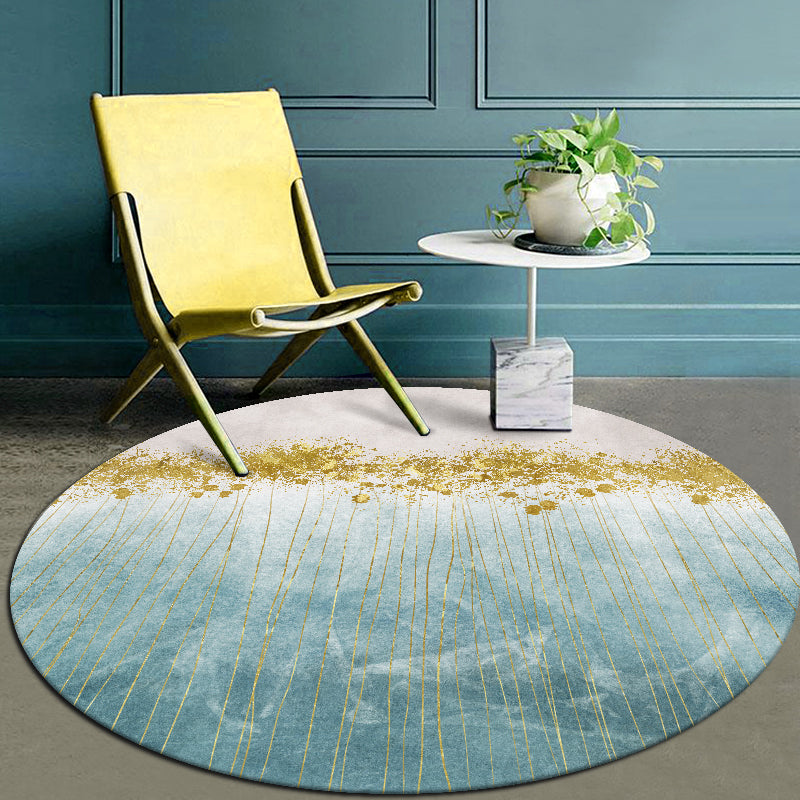 Novelty Decoration Rug Multi Color Geo Printed Area Carpet Synthetics Non-Slip Pet Friendly Washable Indoor Rug Light Green Clearhalo 'Area Rug' 'Modern' 'Rugs' Rug' 2463637