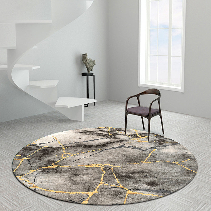 Novelty Decoration Rug Multi Color Geo Printed Area Carpet Synthetics Non-Slip Pet Friendly Washable Indoor Rug Coffee Clearhalo 'Area Rug' 'Modern' 'Rugs' Rug' 2463645