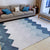 Relaxing Living Room Rug Multi Color Abstract Pattern Indoor Rug Polyster Non-Slip Machine Washable Area Carpet Blue-White Clearhalo 'Area Rug' 'Modern' 'Rugs' Rug' 2463652