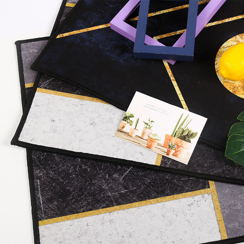 Minimalist Living Room Rug Multi Color Geometric Pattern Indoor Rug Synthetics Non-Slip Backing Stain-Resistant Carpet Clearhalo 'Area Rug' 'Modern' 'Rugs' Rug' 2463656