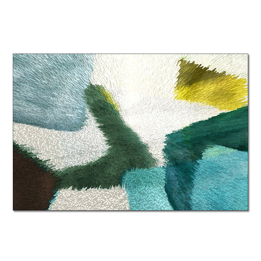 Multi Colored Living Room Simple Color Block Indoor Rug Polyster Non-Slip Backing Pet Friendly Easy Care Carpet Clearhalo 'Area Rug' 'Modern' 'Rugs' Rug' 2463710
