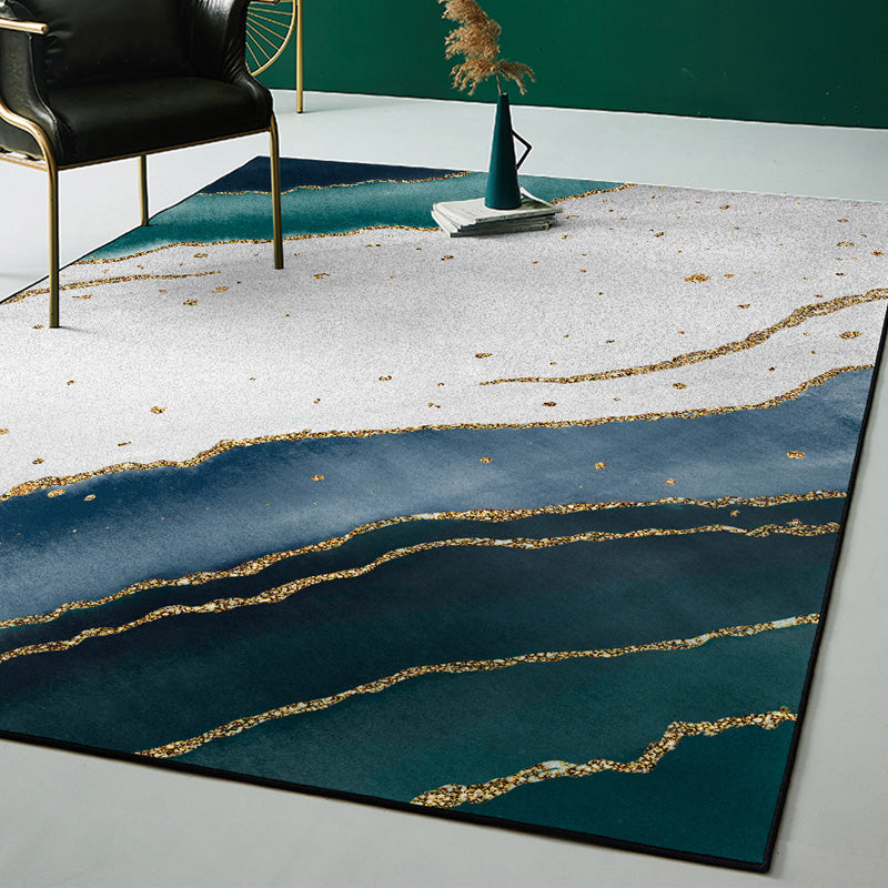 Novelty Living Room Rug Multi Colored Color Block Area Carpet Polyster Anti-Slip Backing Stain-Resistant Indoor Rug Clearhalo 'Area Rug' 'Modern' 'Rugs' Rug' 2463726