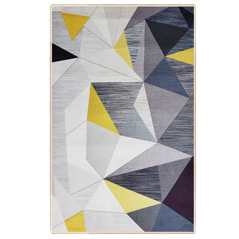 Relaxing Living Room Rug Multi Color Geometric Pattern Area Carpet Polypropylene Non-Slip Backing Washable Area Rug Clearhalo 'Area Rug' 'Modern' 'Rugs' Rug' 2463765