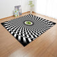 Novelty 3D Geo Printed Rug Multi Color Polyster Area Carpet Non-Slip Backing Pet Friendly Washable Area Rug for Decor Clearhalo 'Area Rug' 'Rug' 2463824