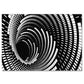 Novelty 3D Geo Printed Rug Multi Color Polyster Area Carpet Non-Slip Backing Pet Friendly Washable Area Rug for Decor Black Clearhalo 'Area Rug' 'Rug' 2463831