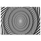 Novelty 3D Geo Printed Rug Multi Color Polyster Area Carpet Non-Slip Backing Pet Friendly Washable Area Rug for Decor White-Black Clearhalo 'Area Rug' 'Rug' 2463835