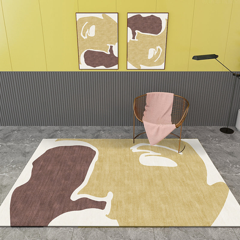 Multi Color Block Rug Scandinavian Color Block Rug Multi Colored Polypropylene Area Carpet ...