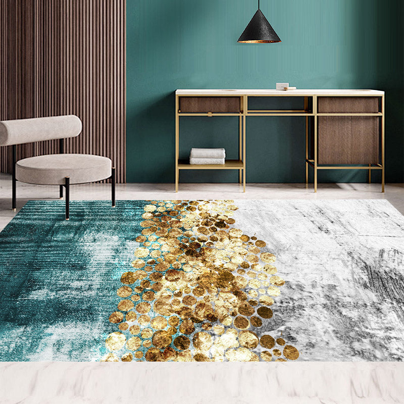 Multi Color Simple Rug Polypropylene Color Block Area Carpet Anti-Slip Backing Stain-Resistant Indoor Rug for Room Grey Clearhalo 'Area Rug' 'Rug' 2464059