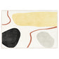 Nordic Color Block Rug Multi Colored Super Fiber Area Carpet Non-Slip Backing Pet Friendly Indoor Rug for Room Light Yellow Clearhalo 'Area Rug' 'Rug' 2464081
