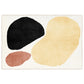 Nordic Color Block Rug Multi Colored Super Fiber Area Carpet Non-Slip Backing Pet Friendly Indoor Rug for Room Yellow-Black Clearhalo 'Area Rug' 'Rug' 2464083