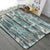 Nordic Abstract Printed Rug Multi Colored Polyster Area Carpet Non-Slip Backing Pet Friendly Indoor Rug for Living Room Turquoise Clearhalo 'Area Rug' 'Rug' 2464133