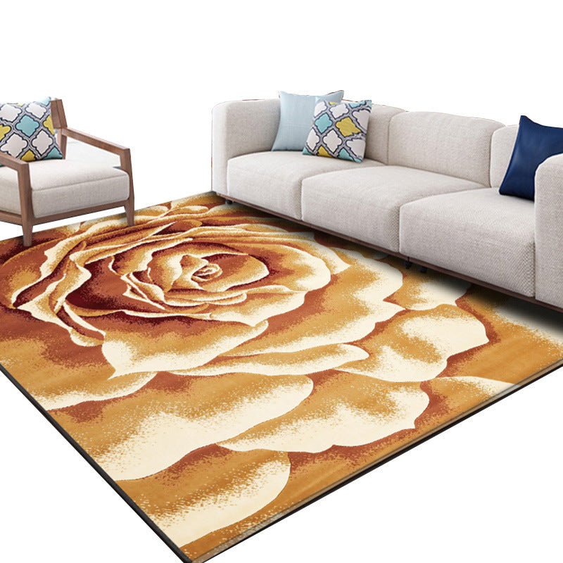 Nordic Abstract Printed Rug Multi Colored Polyster Area Carpet Non-Slip Backing Pet Friendly Indoor Rug for Living Room Clearhalo 'Area Rug' 'Rug' 2464135