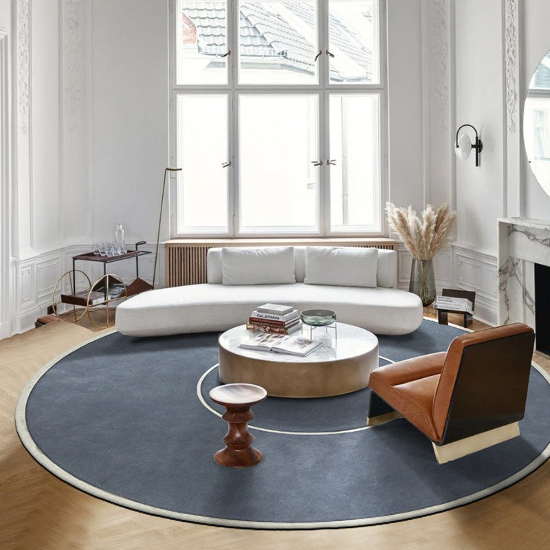 Relaxing Decoration Rug Multi Colored Solid Color Indoor Rug Synthetics Pet Friendly Washable Area Carpet Gray Blue Clearhalo 'Area Rug' 'Rug' 2464161