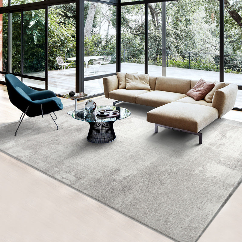 Multi Colored Abstract Printed Rug Polyster Synthetics Indoor Rug Anti-Slip Pet Friendly Area Carpet for Living Room Grey Clearhalo 'Area Rug' 'Rug' 2464183