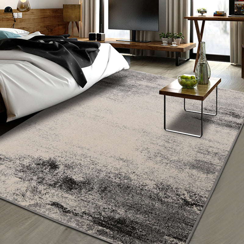 Multi Colored Abstract Printed Rug Polyster Synthetics Indoor Rug Anti-Slip Pet Friendly Area Carpet for Living Room Dark Gray Clearhalo 'Area Rug' 'Rug' 2464191