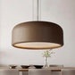 Drum Pendant Lamp Modern 1 Light Acrylic Grey/Coffee Hanging Ceiling Light for Living Room with Recessed Diffuser, 14"/19"/23.5" Wide Clearhalo 'Ceiling Lights' 'Modern Pendants' 'Modern' 'Pendant Lights' 'Pendants' Lighting' 246421
