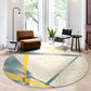 Nordic Abstract Printed Rug Multicolored Polyster Area Carpet Non-Slip Backing Pet Friendly Indoor Rug for Decor Yellow Clearhalo 'Area Rug' 'Rug' 2464213