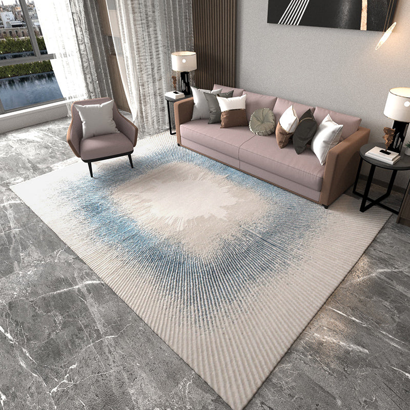 Relaxing Abstract Printed Rug Multicolor Polyster Area Carpet Non-Slip Pet Friendly Easy Care Indoor Rug for Living Room Blue Clearhalo 'Area Rug' 'Rug' 2464221