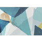 Trendy Geometric Print Rug Multi Color Synthetics Area Carpet Pet Friendly Easy Care Indoor Rug for Decoration Blue-Green Clearhalo 'Area Rug' 'Rug' 2464266
