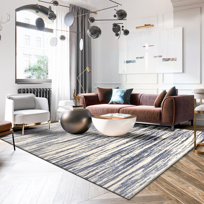 Novelty Abstract Print Rug Multi Color Polyster Area Carpet Anti-Slip Backing Pet Friendly Easy Care Indoor Rug for Living Room Pewter Clearhalo 'Area Rug' 'Rug' 2464297