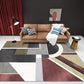 Novelty Geometric Printed Rug Multi Colored Synthetics Area Carpet Non-Slip Backing Stain-Resistant Indoor Rug for Parlor Dark Red Clearhalo 'Area Rug' 'Rug' 2464320
