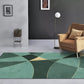 Novelty Geometric Printed Rug Multi Colored Synthetics Area Carpet Non-Slip Backing Stain-Resistant Indoor Rug for Parlor Green Clearhalo 'Area Rug' 'Rug' 2464324