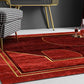 Trendy Decoration Rug Multicolor Geometric Area Carpet Polyster Non-Slip Backing Easy Care Indoor Rug Red Clearhalo 'Area Rug' 'Rug' 2464355
