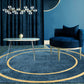 Trendy Decoration Rug Multicolor Geometric Area Carpet Polyster Non-Slip Backing Easy Care Indoor Rug Blue Clearhalo 'Area Rug' 'Rug' 2464357