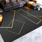 Multicolor Geo Printed Rug Polyster Luxe Indoor Rug Anti-Slip Backing Pet Friendly Easy Care Area Carpet for Living Room Black Clearhalo 'Area Rug' 'Rug' 2464362