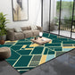 Multicolor Glam Rug Polypropylene Geometric Printed Indoor Rug Anti-Slip Backing Easy Care Area Carpet for Living Room Green-Yellow Clearhalo 'Area Rug' 'Rug' 2464368