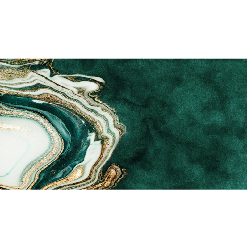 Multicolor Glam Rug Cotton Blend Geometric Printed Area Carpet Non-Slip Backing Stain-Resistant Indoor Rug for Living Room Green-White Clearhalo 'Area Rug' 'Rug' 2464401