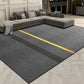 Simplicity Geometric Print Rug Multi-Color Cotton Blend Area Carpet Non-Slip Backing Pet Friendly Indoor Rug for Parlor Smoke Gray Clearhalo 'Area Rug' 'Rug' 2464422