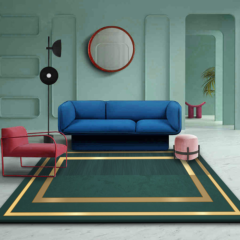 Multicolor Geometric Printed Rug Cotton Blend Novelty Area Carpet Non-Slip Backing Pet Friendly Indoor Rug for Parlor Clearhalo 'Area Rug' 'Rug' 2464451