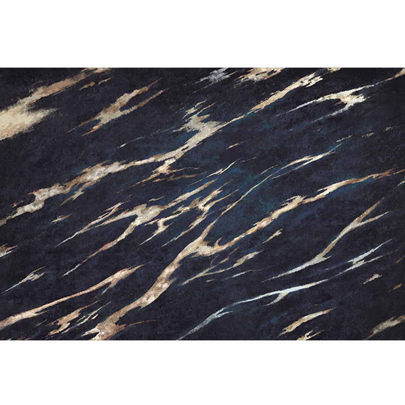 Multi Colored Modern Rug Polypropylene Geo Printed Area Carpet Non-Slip Backing Stain-Resistant Indoor Rug for Living Room Navy Clearhalo 'Area Rug' 'Rug' 2464465