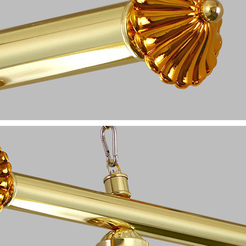 Stainless Steel Billiard Light Country Bowl Shaped Game Room Ceiling Suspension Lamp Clearhalo 'Ceiling Lights' 'Island Lights' Lighting' 2464916