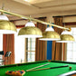 Stainless Steel Billiard Light Country Bowl Shaped Game Room Ceiling Suspension Lamp 4 Gold Clearhalo 'Ceiling Lights' 'Island Lights' Lighting' 2464920