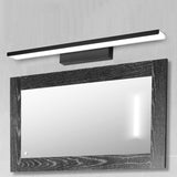 Nordic Bar Shaped Vanity Lighting Ideas Acrylic LED Bathroom Wall Sconce Light Fixture Black Clearhalo 'Modern wall lights' 'Modern' 'Vanity Lights' 'Wall Lights' Lighting' 2465169
